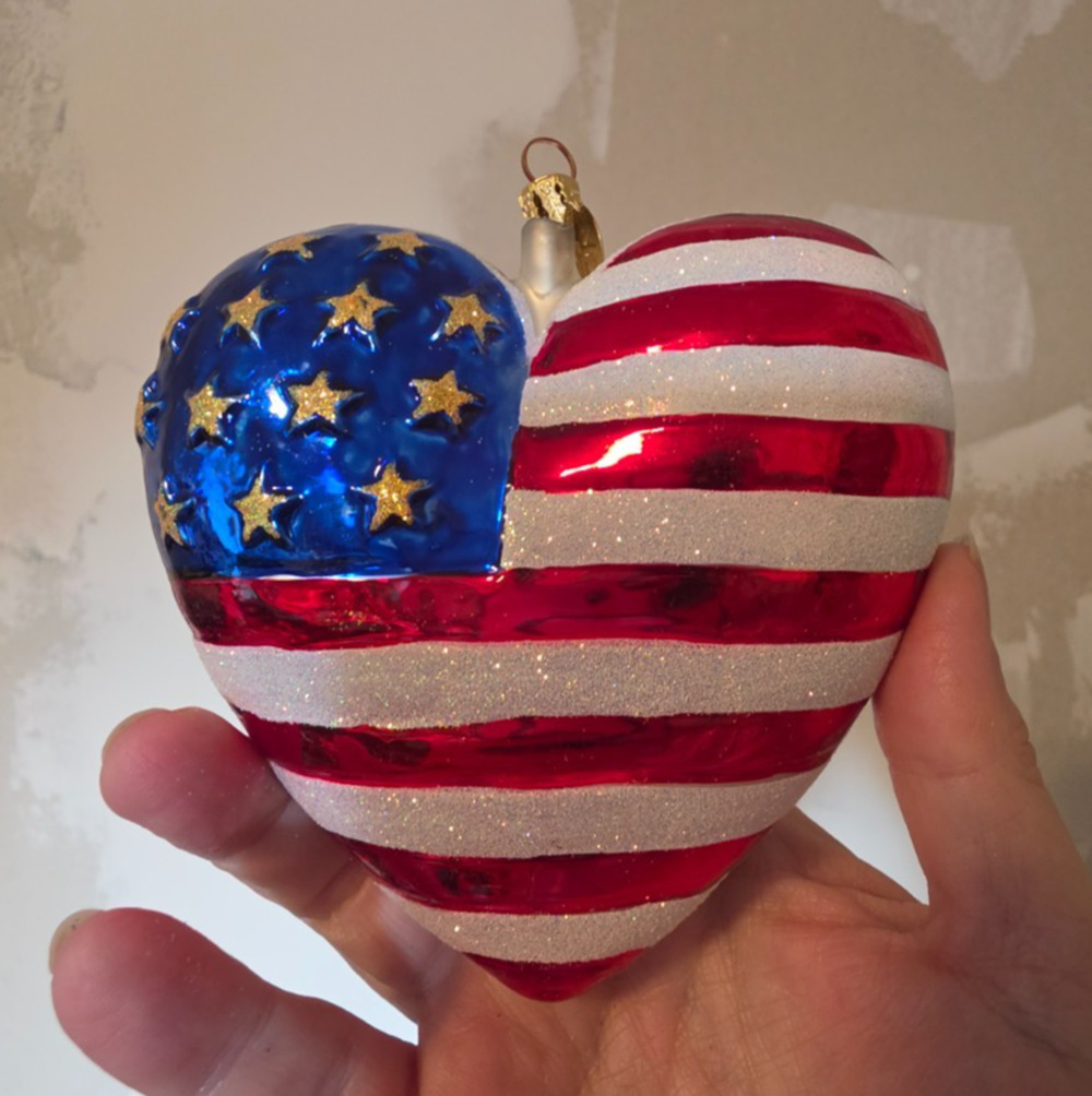 Christopher Radko United for Freedom Patriotic Tree Ornament